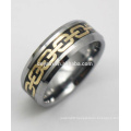 Stainless Steel Black Band Fashion Men Ring